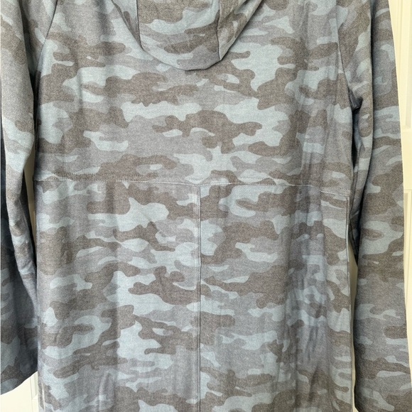 Chaser Snap Front Soft Hoodie Longline Cardigan Camo Womens‎ Size Small - Picture 11 of 13